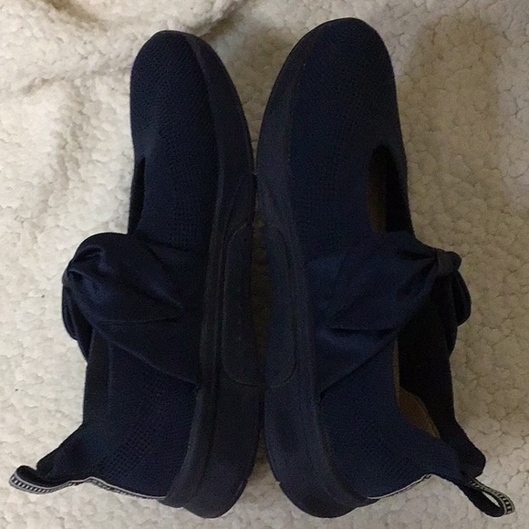 MARK NASON NAVY PLATFORM BOW SHOES 6 - Picture 4 of 9